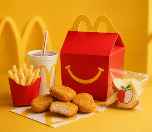 4 Piece Chicken McNuggets Happy Meal