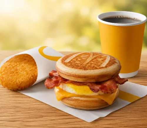 Bacon, Egg & Cheese McGriddles Meal