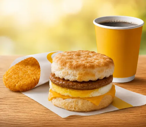 Sausage Biscuit with Egg Meal