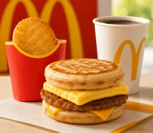 Sausage, Egg & Cheese McGriddles Meal