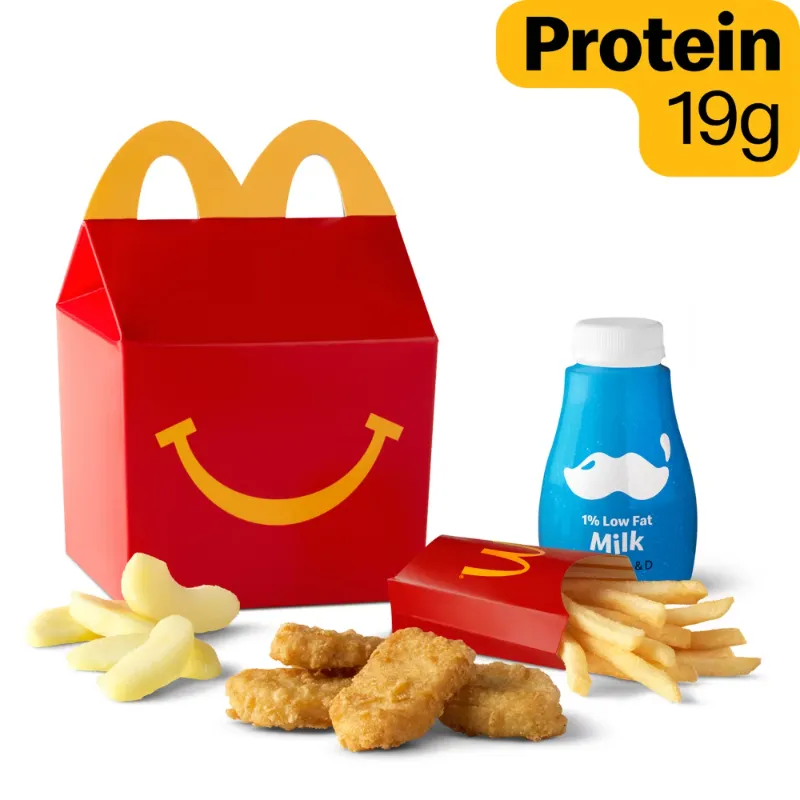 4 Piece Chicken McNuggets Happy Meal